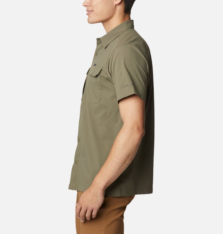 Men's Canyon Gate Utility Short Sleeve Shirt, Color: Stone Green, image 3