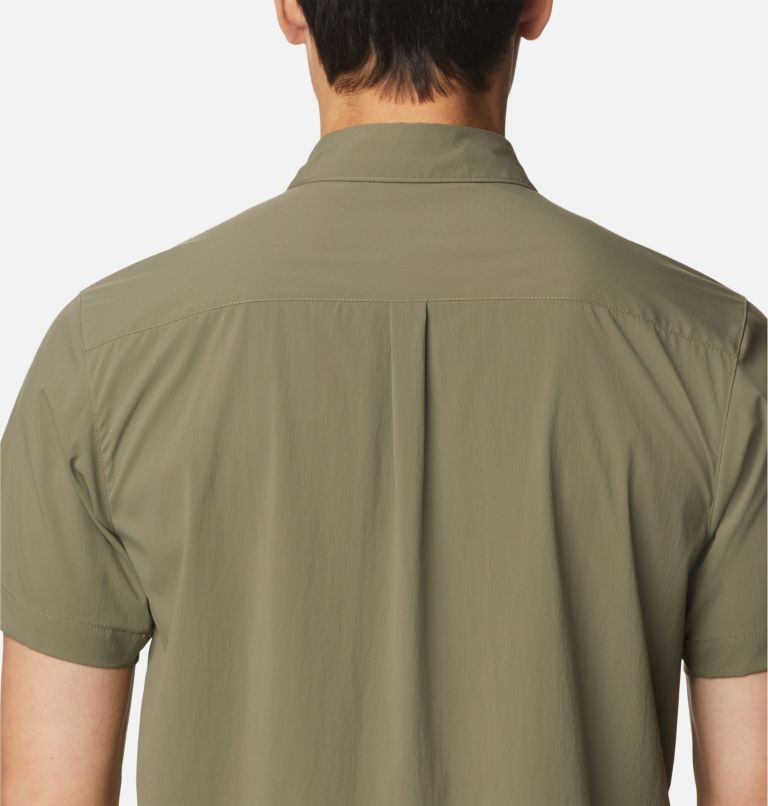 Men's Canyon Gate Utility Short Sleeve Shirt, Color: Stone Green, image 5