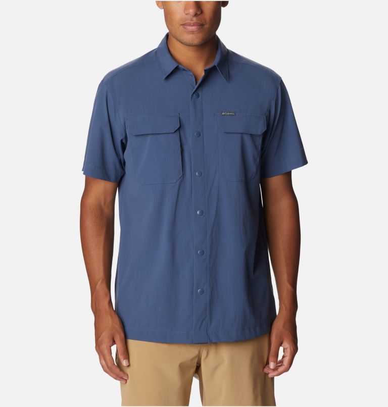 Men's Canyon Gate Utility Short Sleeve Shirt, Color: Dark Mountain, image 1