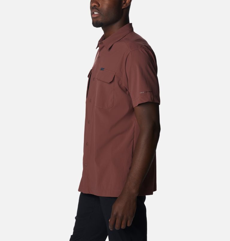 Men's Canyon Gate Utility Short Sleeve Shirt, Color: Light Raisin, image 3
