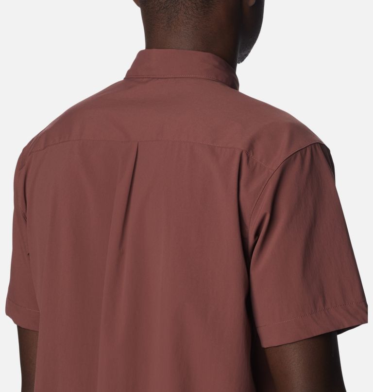 Men's Canyon Gate Utility Short Sleeve Shirt, Color: Light Raisin, image 5