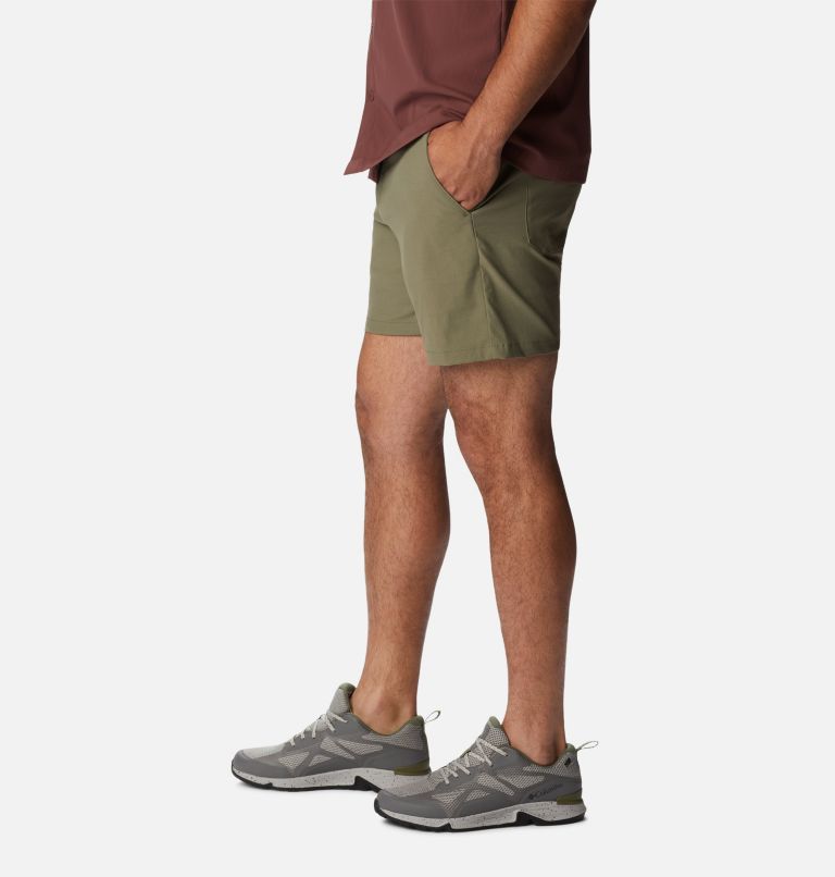 Men's Canyon Gate Utility Shorts, Color: Stone Green, image 3
