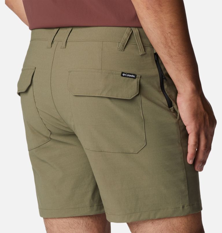 Thumbnail: Men's Canyon Gate Utility Shorts, Color: Stone Green, image 5