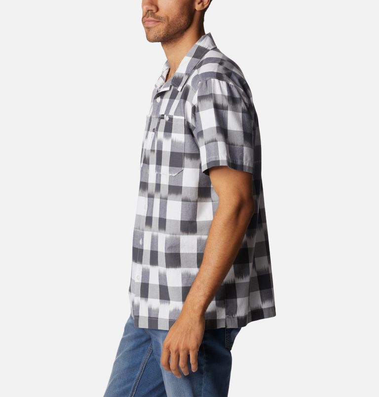 Thumbnail: Men's Scenic Ridge Short Sleeve Shirt, Color: City Grey Ikat, image 3
