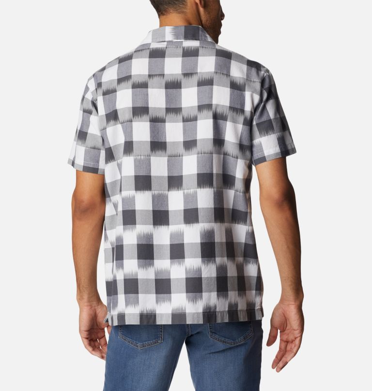 Men's Scenic Ridge Short Sleeve Shirt, Color: City Grey Ikat, image 2