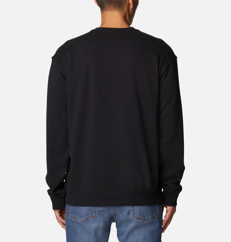Men's Columbia Lodge French Terry II Sweatshirt, Color: Black, CSC Branded Shadow Graphic, image 2