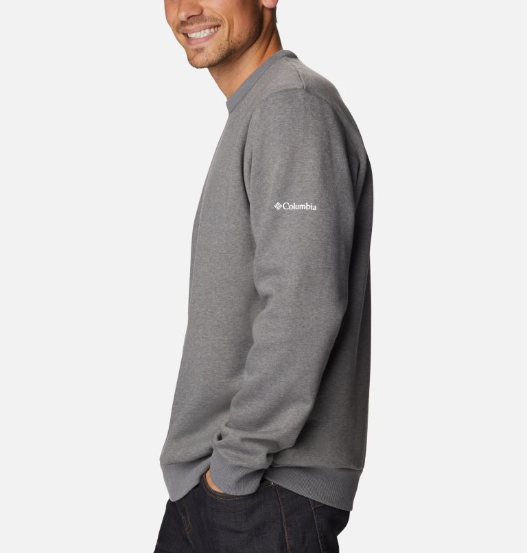 Thumbnail: Men's Tumalo Creek Sweatshirt, Color: City Grey Heather, Boundless Graphic, image 3