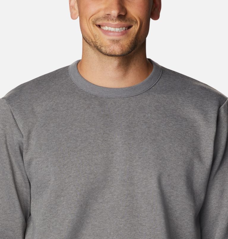 Men's Tumalo Creek Sweatshirt, Color: City Grey Heather, Boundless Graphic, image 4