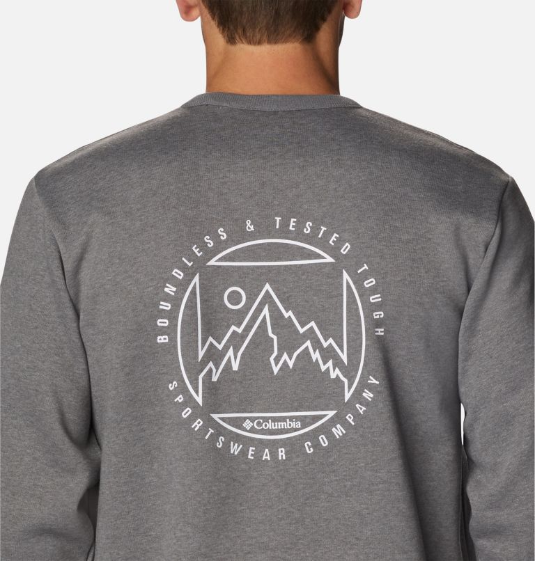 Sweat Tumalo Creek Homme, Color: City Grey Heather, Boundless Graphic, image 5