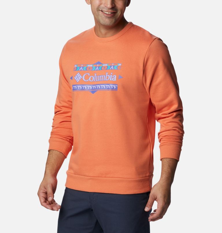 Thumbnail: Men's Tumalo Creek Sweatshirt, Color: Desert Orange, Bordered CSC, image 5