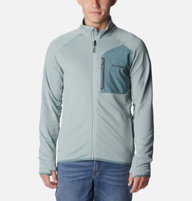 Columbia Triple Canyon Full Zip azul forros polares montaña hombre