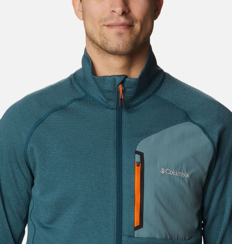 Jaqueta Columbia Triple Canyon Full Zip Verde Água Masculino - Attemporal  Boutique