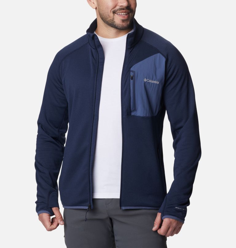 Chaqueta Polar Powder Full Zip Collegiate Navy Hombre