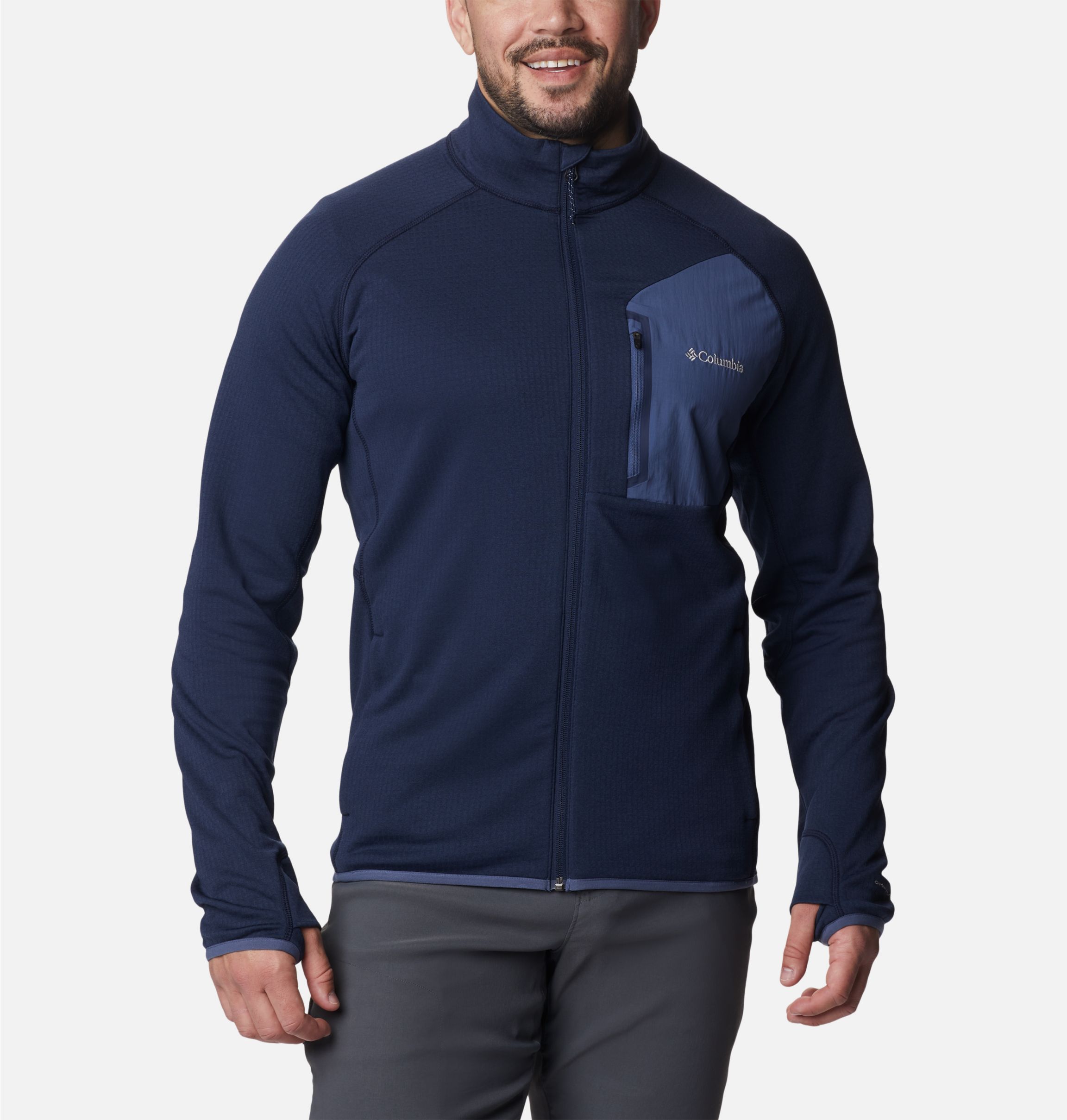 Jaqueta Columbia Triple Canyon Full Zip - masculino - verde claro,  Columbia, Jaquetas fleece, VRD CLA/VRD ESC