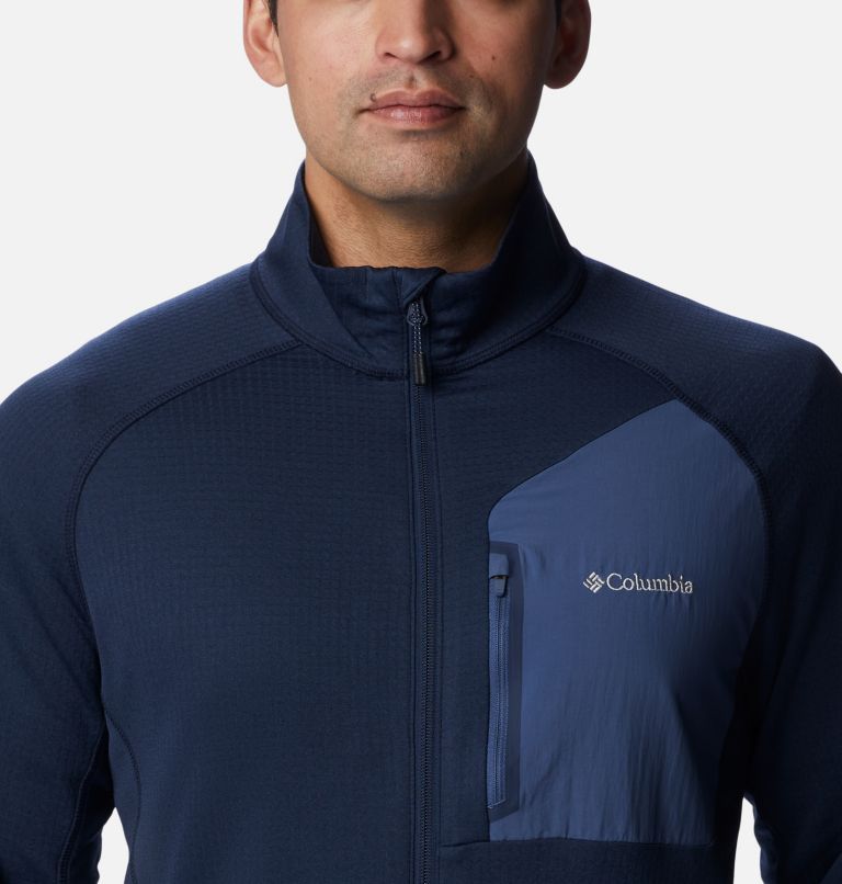 Men's Triple Canyon Full Zip Jacket, Color: Collegiate Navy, image 4