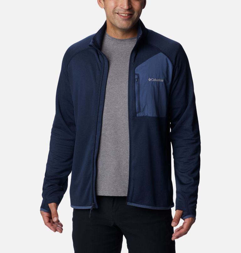 Men's Triple Canyon Full Zip Jacket, Color: Collegiate Navy, image 8