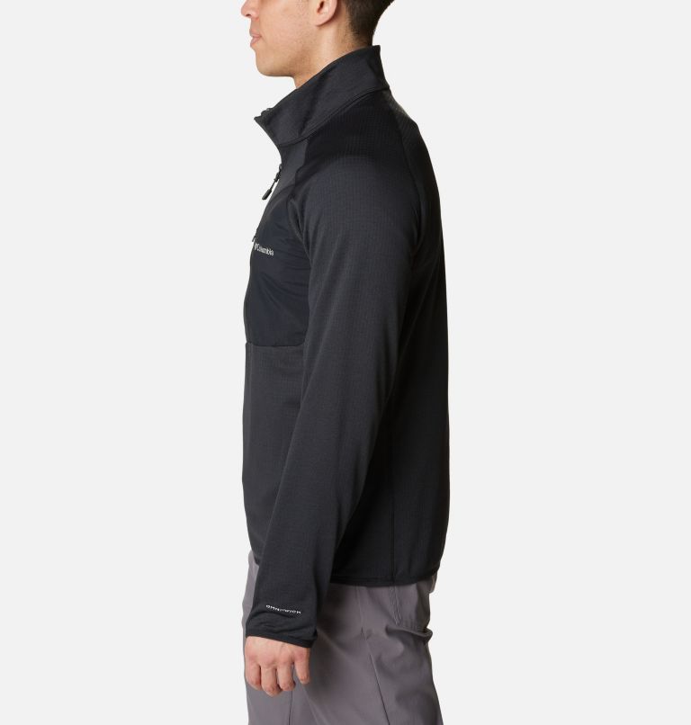 Men's Triple Canyon Half Zip Fleece, Color: Black, image 3