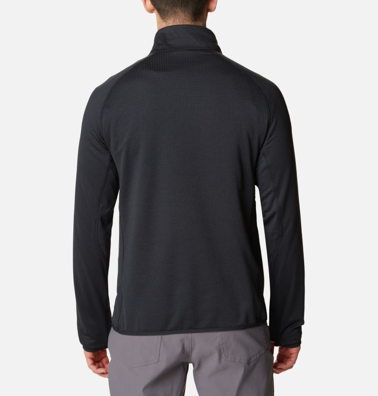 Thumbnail: Men's Triple Canyon Half Zip Fleece, Color: Black, image 2