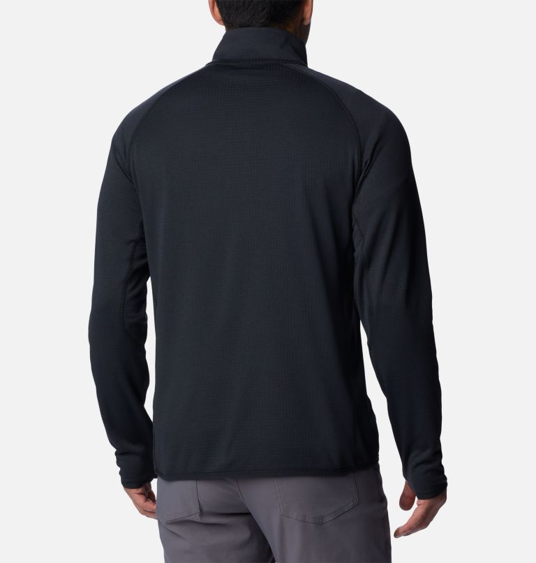 Thumbnail: Men's Triple Canyon Half Zip Pullover, Color: Black, image 2