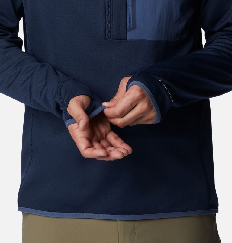 Thumbnail: Men's Triple Canyon Half Zip Pullover, Color: Collegiate Navy, image 5