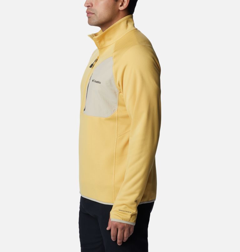 Men's Triple Canyon Half Zip Pullover, Color: Golden Nugget, image 3