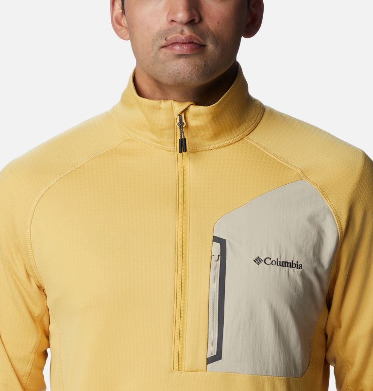 Men's Triple Canyon Half Zip Pullover, Color: Golden Nugget, image 4