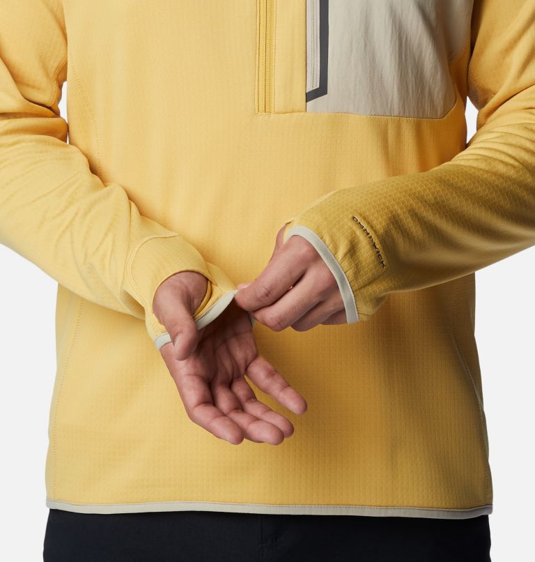 Thumbnail: Men's Triple Canyon Half Zip Pullover, Color: Golden Nugget, image 5