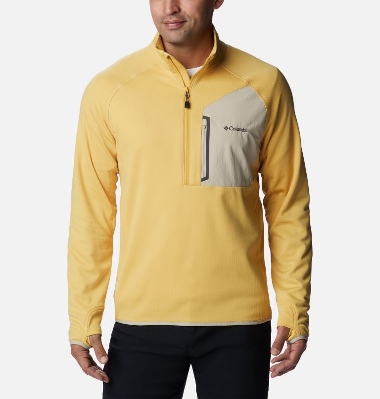 Thumbnail: Men's Triple Canyon Half Zip Pullover, Color: Golden Nugget, image 1