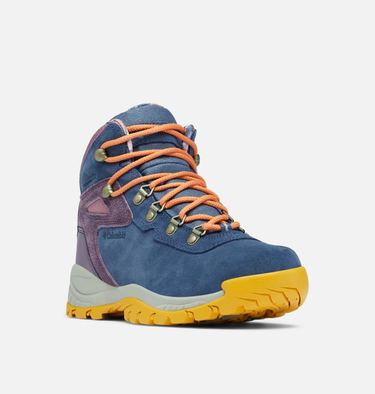 Women's Newton Ridge Plus Waterproof Amped Desert Night Hiking Boot, Color: Nocturnal, Antique Iris, image 2