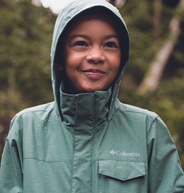 Boy's Static Ridge Field Waterproof Jacket, Color: Metal, image 4