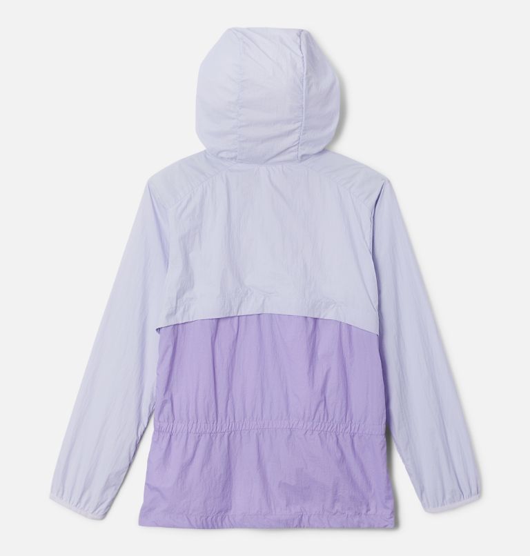 Thumbnail: Girls' Loop Trail Windbreaker, Color: Frosted Purple, Purple Tint, image 2