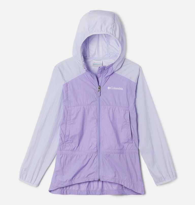 Thumbnail: Girls' Loop Trail Windbreaker, Color: Frosted Purple, Purple Tint, image 1