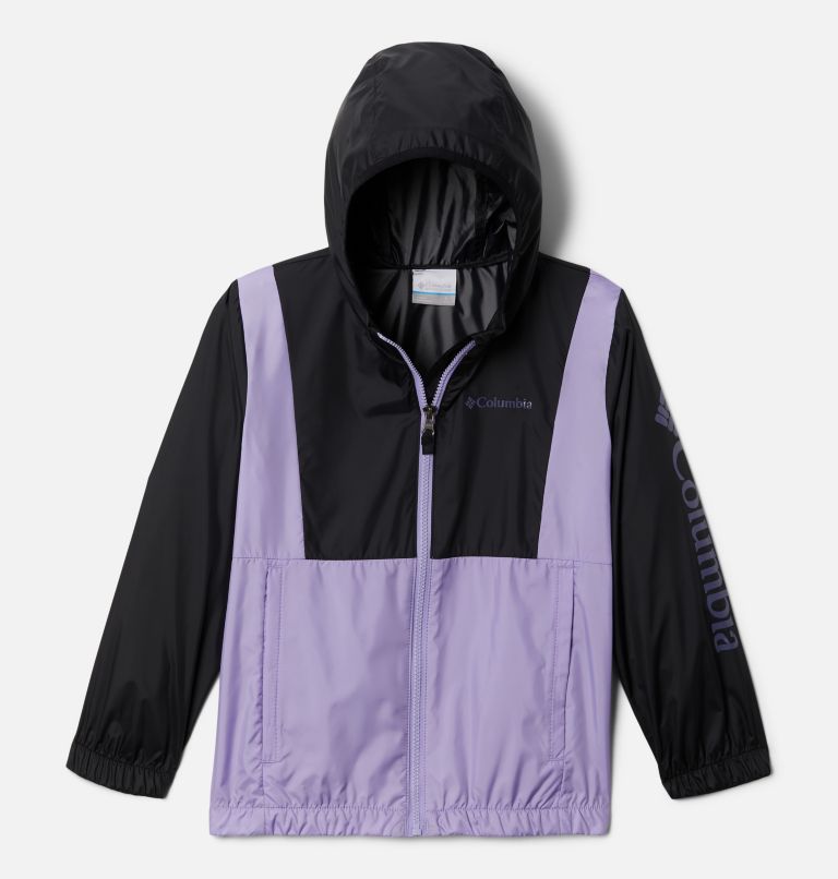 Girl's Lily Basin Jacket, Color: Black, Frosted Purple, image 1