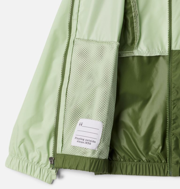 Girls' Lily Basin Jacket, Color: Sage Leaf, Canteen, image 3