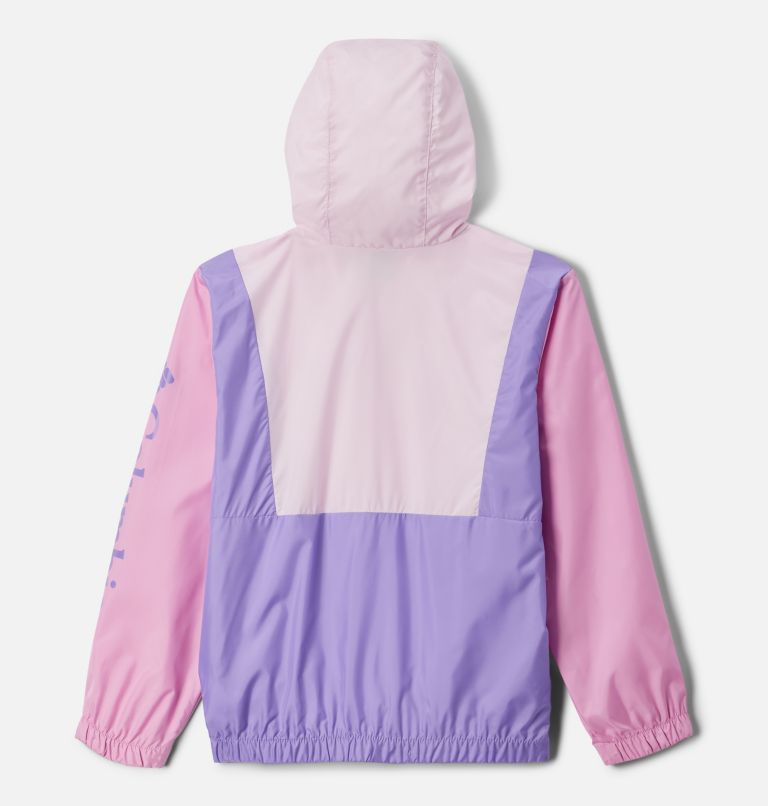 Girls' Lily Basin Jacket, Color: Pink Dawn, Cosmos, Paisley Purple, image 2