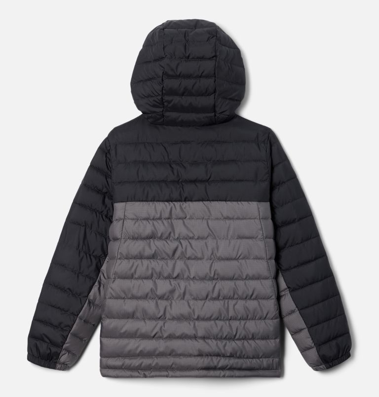 Boys' Silver Falls Hooded Jacket, Color: City Grey, Shark, image 2