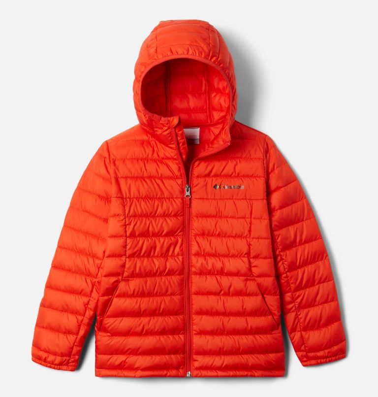Boys' Silver Falls Hooded Jacket, Color: Spicy, image 1