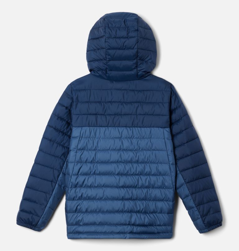 Thumbnail: Boy's Silver Falls Insulated Hooded Jacket, Color: Dark Mountain, Collegiate Navy, image 2