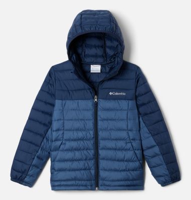 Columbia Boys Powder Lite Chaqueta Con Capucha Para Niño