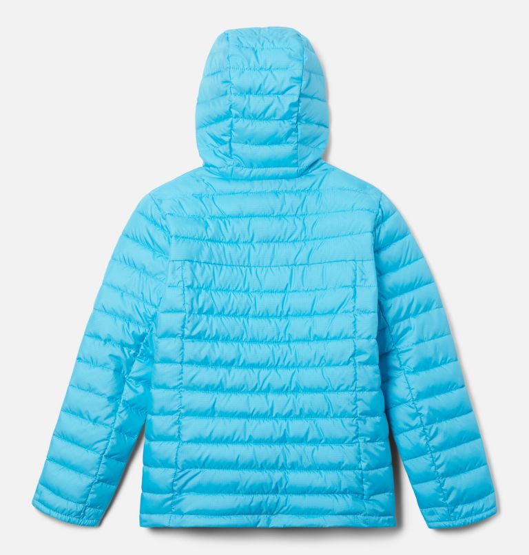 Girls' Silver Falls Hooded Jacket, Color: Atoll, image 2