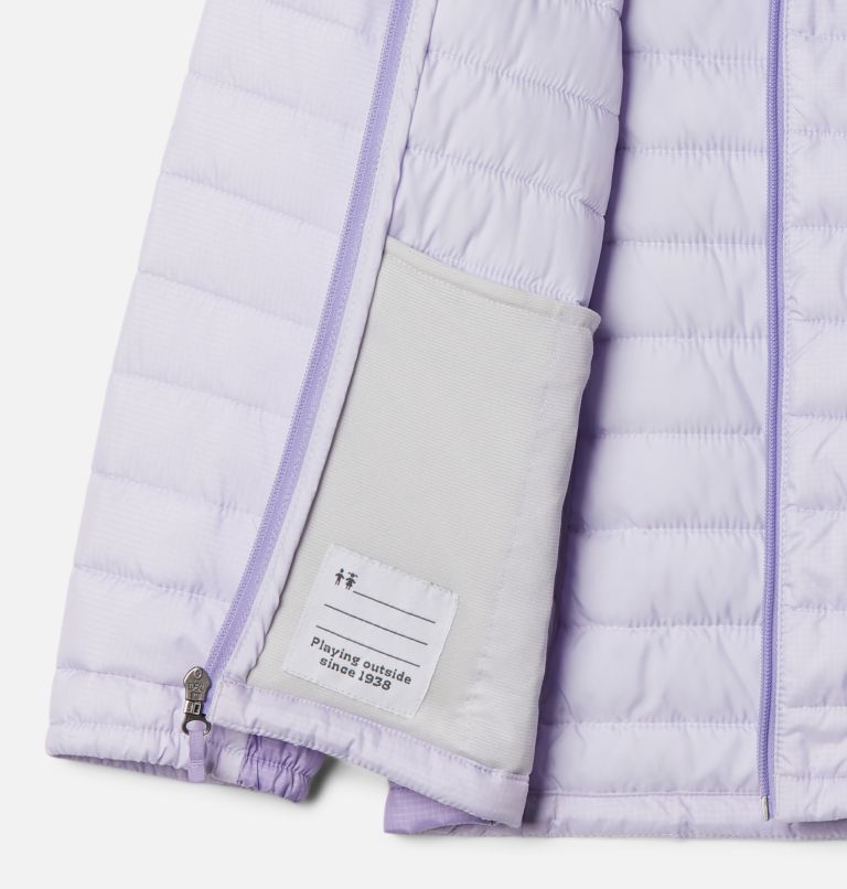 Thumbnail: Girls' Silver Falls Hooded Jacket, Color: Purple Tint, Frosted Purple, image 3