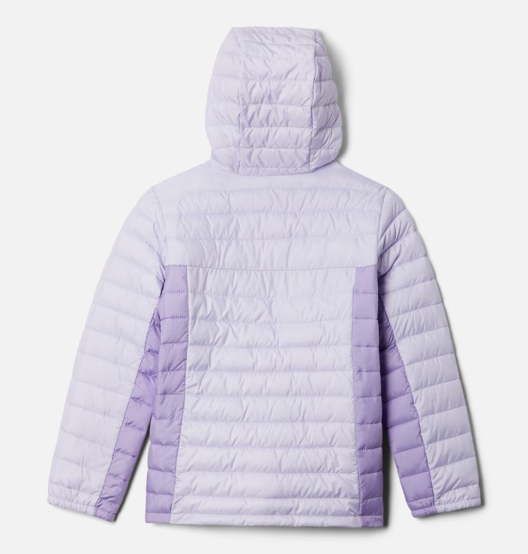 Girls' Silver Falls Hooded Jacket, Color: Purple Tint, Frosted Purple, image 2
