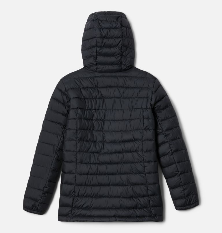 Thumbnail: Girl's Silver Falls Insulated Hooded Jacket, Color: Black, image 2