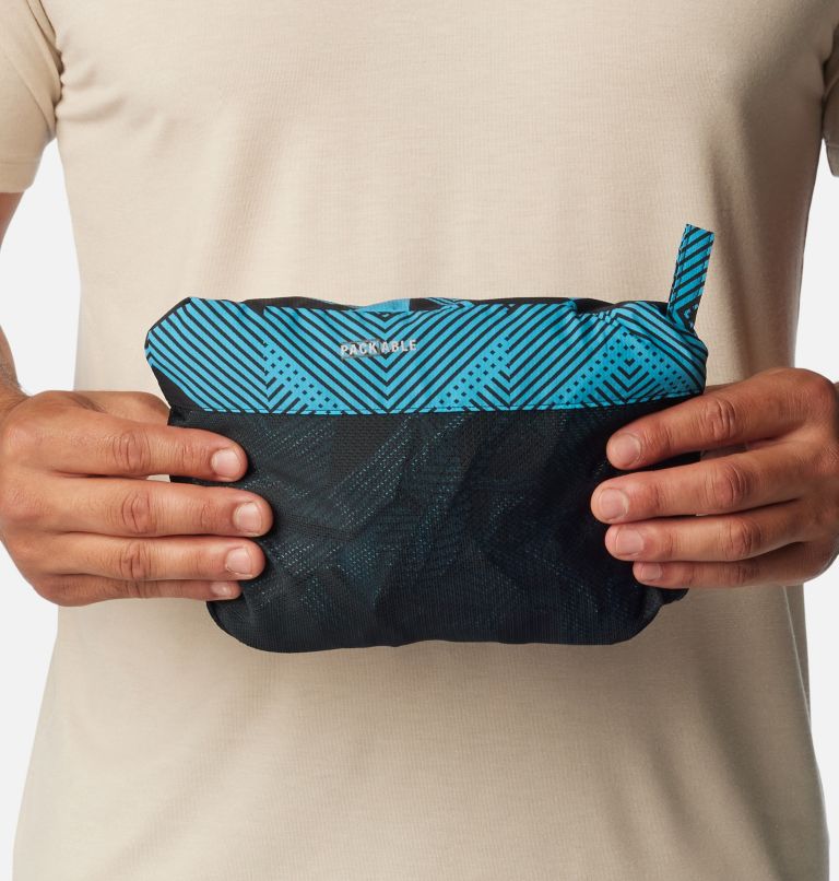 M Endless Trail Wind Shell | 011 | XL, Color: Black, Ocean Blue Tech Check, image 6
