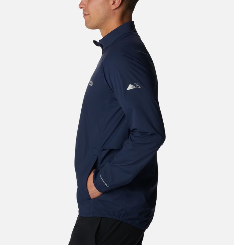 Thumbnail: Men's Endless Trail Wind Shell Jacket, Color: Collegiate Navy, image 3