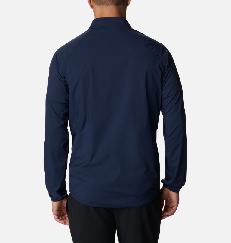 Men's Endless Trail Wind Shell Jacket, Color: Collegiate Navy, image 2