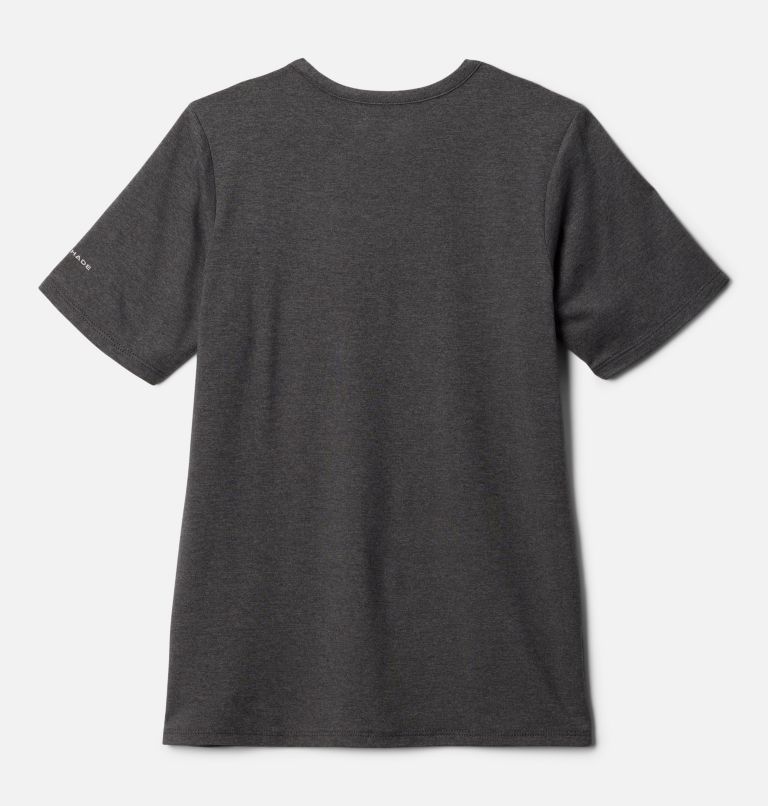 T-shirt Tech Trail Garçon, Color: Shark Heather, image 2