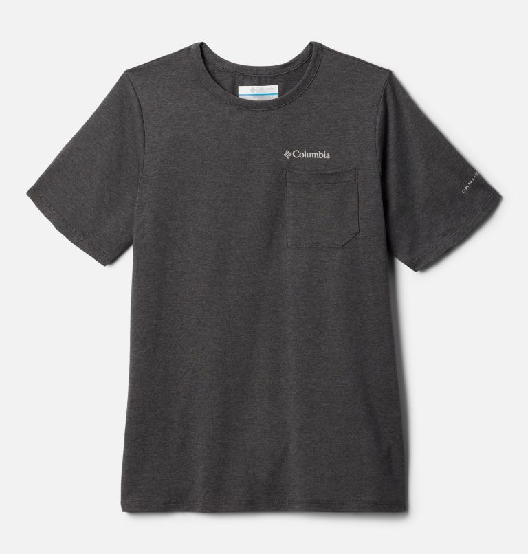 T-shirt Tech Trail Garçon, Color: Shark Heather, image 1