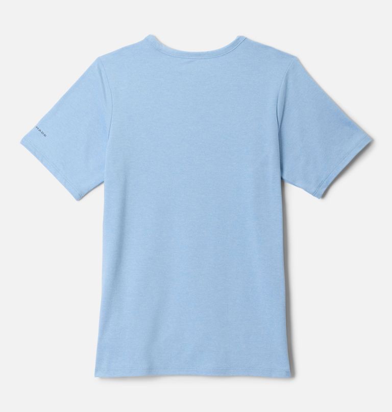 Boys' Tech Trail T-Shirt, Color: Ripple Blue Heather, image 2