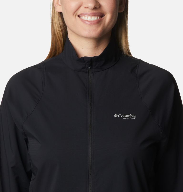 Thumbnail: Women's Endless Trail Wind Shell Jacket, Color: Black, image 4